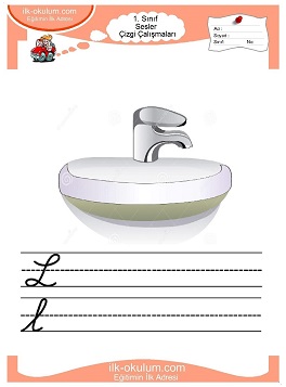 Çocuklar İçin L Sesi Çalışma Sayfaları 